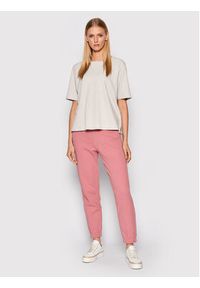 Weekend Max Mara Spodnie dresowe Ululato 57860429 Różowy Relaxed Fit. Kolor: różowy. Materiał: bawełna, dresówka #4