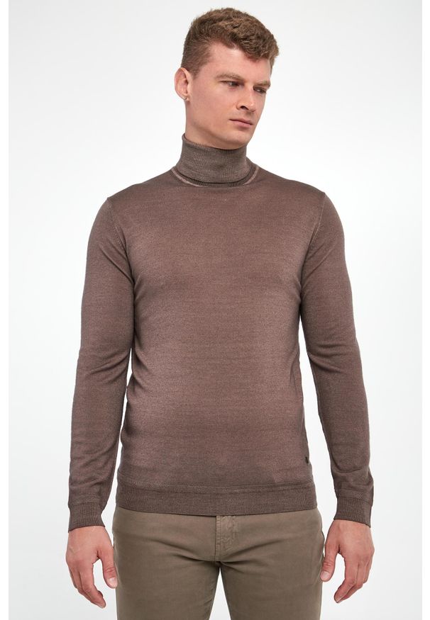 Liu Jo - Golf męski z wełny merino LIU JO. Typ kołnierza: golf. Materiał: wełna