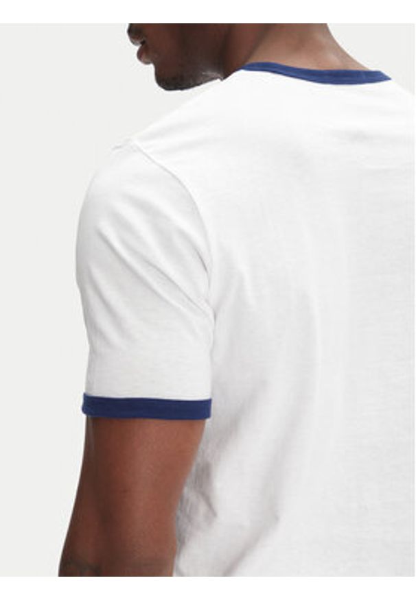 Jack & Jones - Jack&Jones T-Shirt Ringer 12277262 Biały Regular Fit. Kolor: biały. Materiał: bawełna