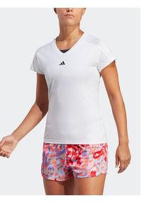 Adidas - adidas Koszulka techniczna Train Essentials HR7878 Biały Slim Fit. Kolor: biały. Materiał: syntetyk