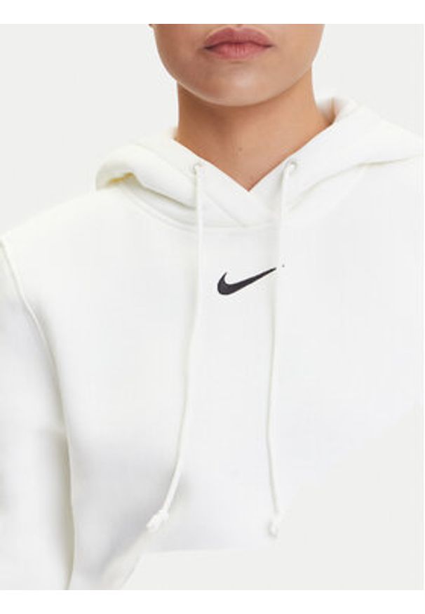 Nike Bluza Phoenix Fleece HF6839 Biały Relaxed Fit. Kolor: biały. Materiał: bawełna