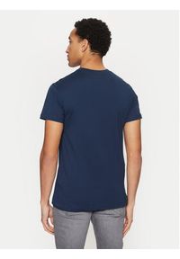 Versace Jeans Couture T-Shirt 78GAHT00 Niebieski Regular Fit. Kolor: niebieski. Materiał: bawełna #3