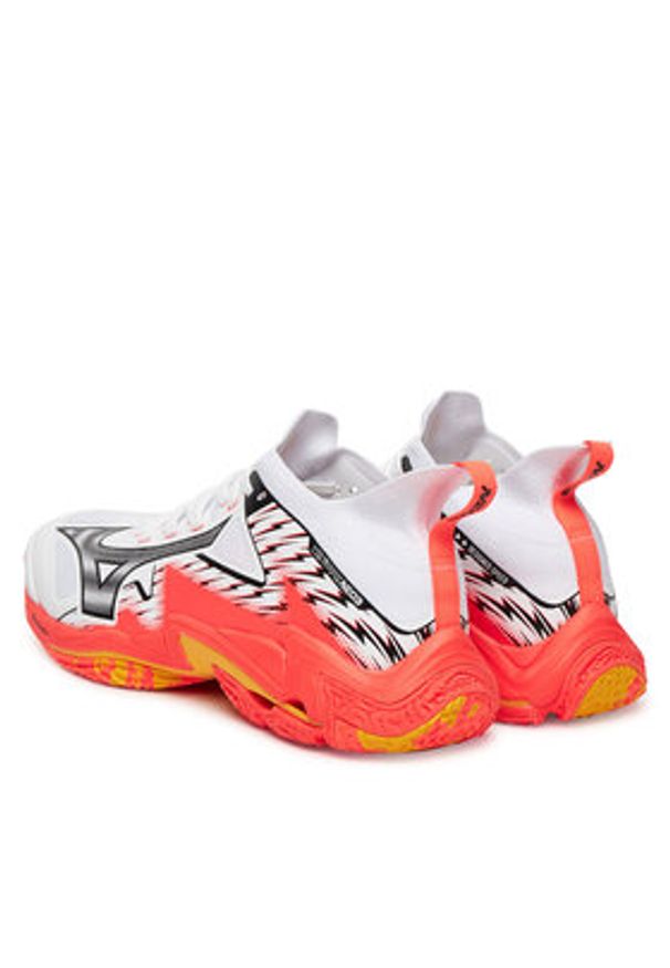 Mizuno Buty halowe Wave Lightning Neo 3 V1GA2402 Pomarańczowy. Kolor: pomarańczowy. Materiał: skóra. Model: Mizuno Wave