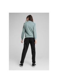 Puma - Damski dres z poliestru PUMA Green Moon. Kolor: zielony. Materiał: dresówka, poliester. Wzór: nadruk