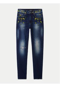 Desigual Jeansy Akira 24WWDD24 Granatowy Skinny Fit. Kolor: niebieski #7