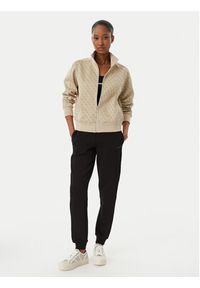 Guess Bluza V6RQ08 K2042 Beżowy Regular Fit. Kolor: beżowy. Materiał: syntetyk #2