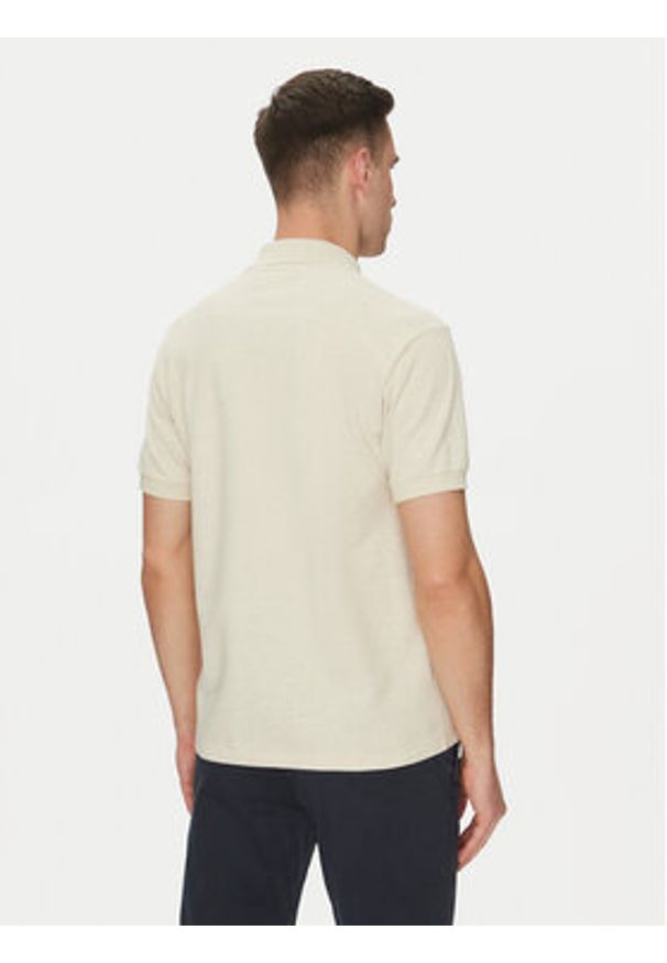 Lacoste Polo L1264 Beżowy Classic Fit. Typ kołnierza: polo. Kolor: beżowy. Materiał: bawełna