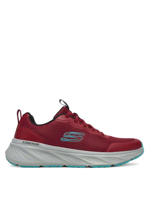 skechers - Skechers Sneakersy Edgeride-Rekze 232835/BUGY Bordowy. Kolor: czerwony. Materiał: materiał