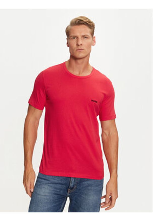 Hugo - HUGO Komplet t-shirtów 50480088 Kolorowy Regular Fit. Materiał: bawełna. Wzór: kolorowy