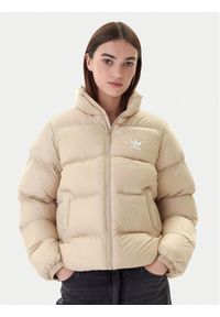 Adidas - adidas Kurtka zimowa adicolor JX2947 Beżowy Regular Fit. Kolor: beżowy. Materiał: syntetyk. Sezon: zima #1