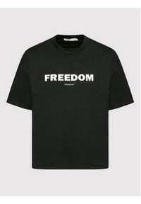 Americanos T-Shirt Unisex Brooklyn Heavy Czarny Oversize. Kolor: czarny. Materiał: bawełna #2
