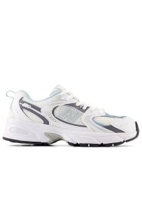 Buty New Balance GR530RA - białe. Okazja: na co dzień. Kolor: biały. Materiał: guma, materiał, syntetyk. Szerokość cholewki: normalna