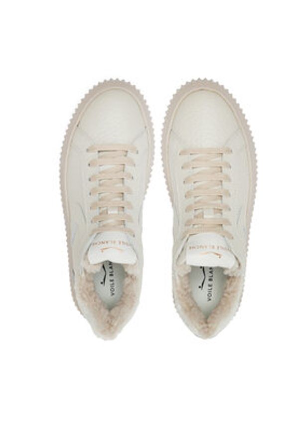 Voile Blanche Sneakersy Lipari 0012017542.12.0N01 Beżowy. Kolor: beżowy. Materiał: skóra