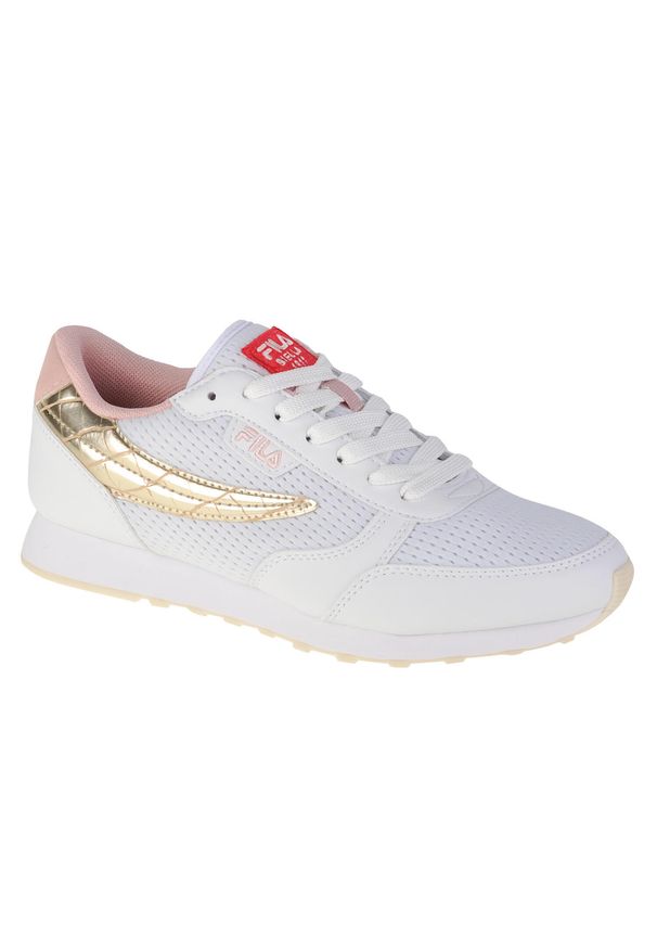 Buty do chodzenia damskie, Fila Orbit F Low Wmn. Kolor: biały. Materiał: guma, materiał, tkanina, syntetyk. Sport: turystyka piesza