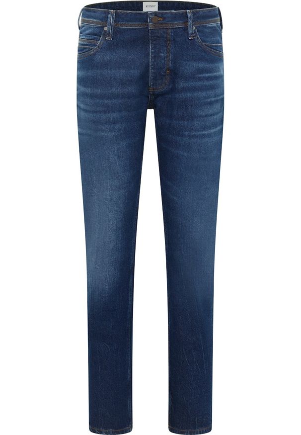 Męskie Spodnie jeansowe Mustang Style Michigan Straight Denim Blue 1015882 5000 983