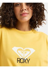 Roxy Bluzka Hangloose Art ERJZT06035 Żółty Regular Fit. Kolor: żółty. Materiał: bawełna #5