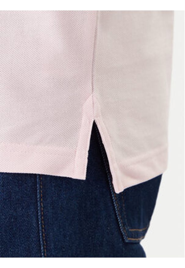 TOMMY HILFIGER - Tommy Hilfiger Polo 1985 MW0MW17770 Różowy Regular Fit. Typ kołnierza: polo. Kolor: różowy. Materiał: bawełna