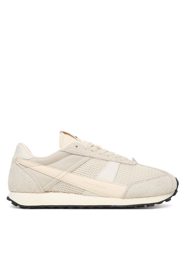 Tommy Jeans Sneakersy Tjw Retro Runner Archive EN0EN03013 Écru. Materiał: zamsz, skóra