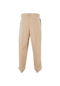 Urban Classics - Spodnie Męskie Szerokie. Kolor: beżowy. Długość: długie
