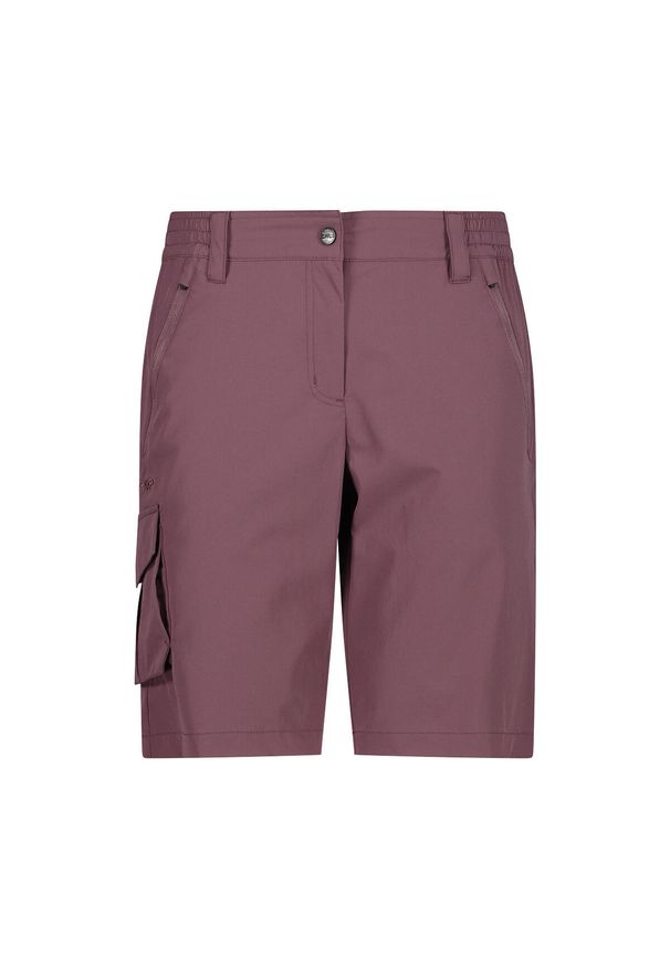 Damskie szorty bermudzkie CMP. Kolor: wielokolorowy, brązowy, różowy. Sport: turystyka piesza