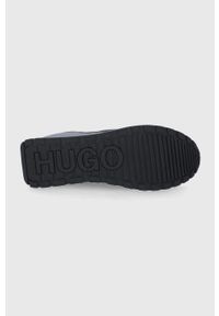 Hugo buty Icelin kolor czarny. Nosek buta: okrągły. Zapięcie: sznurówki. Kolor: czarny. Materiał: guma #4