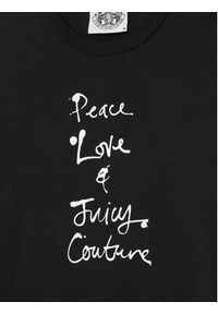 Juicy Couture T-Shirt JCNCT225458 Czarny Regular Fit. Kolor: czarny. Materiał: bawełna #4