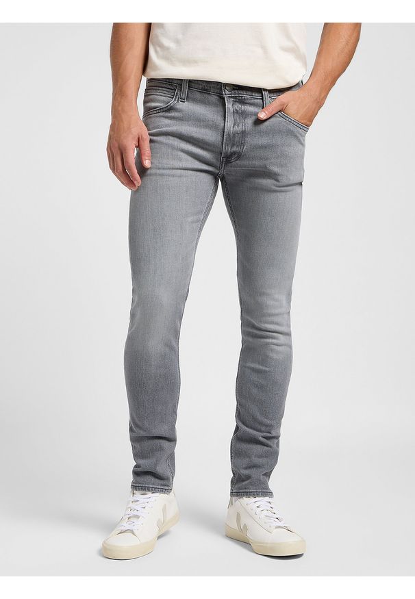 Lee - LEE MĘSKIE SPODNIE JEANSOWE SLIM LEE LUKE NEW GREY 112363923