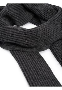 Calvin Klein Szalik Ck Metal Wool Rib Scarf LV04D8056G Szary. Kolor: szary. Materiał: wełna #2