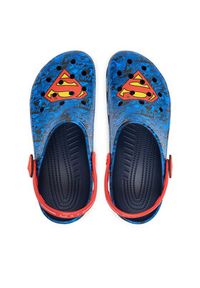 Crocs Klapki Superman Classic Clog 211131 Niebieski. Kolor: niebieski. Wzór: motyw z bajki