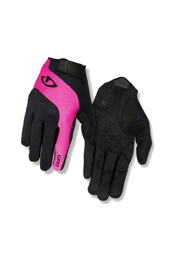GIRO rękawiczki rowerowe damskie tessa gel lf black bright pink GR-7085722. Kolor: różowy