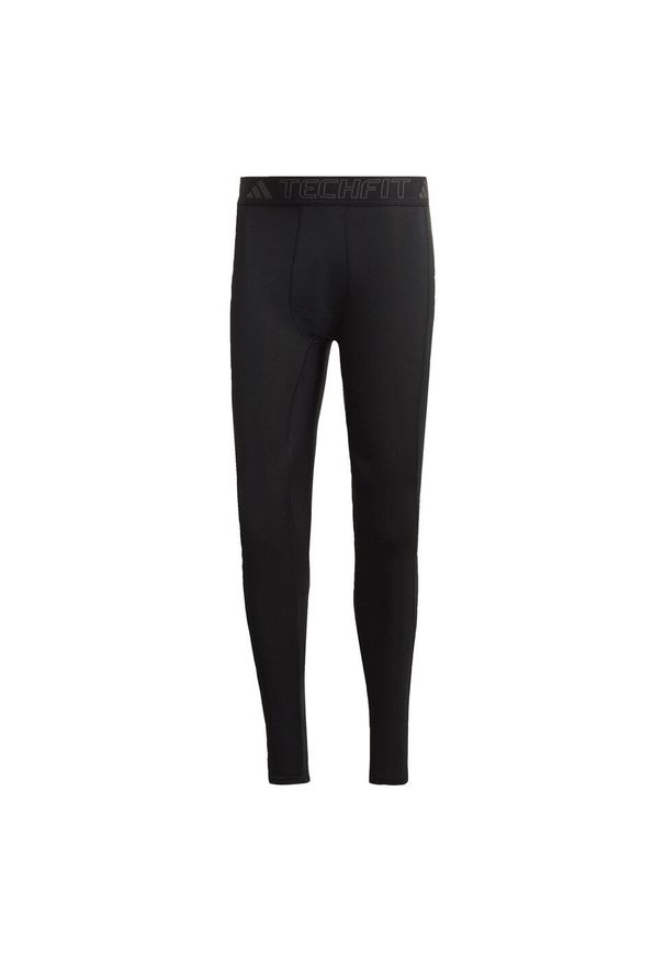 Adidas - Techfit AEROREADY Training Long Tights. Kolor: czarny. Materiał: materiał. Technologia: Techfit (Adidas). Sport: fitness
