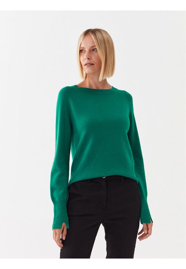 Sweter Marella. Kolor: zielony. Materiał: wełna