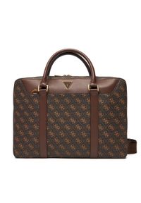 Guess Torba na laptopa Vezzola Smart HMEVZL P3138 Brązowy. Kolor: brązowy. Materiał: skóra