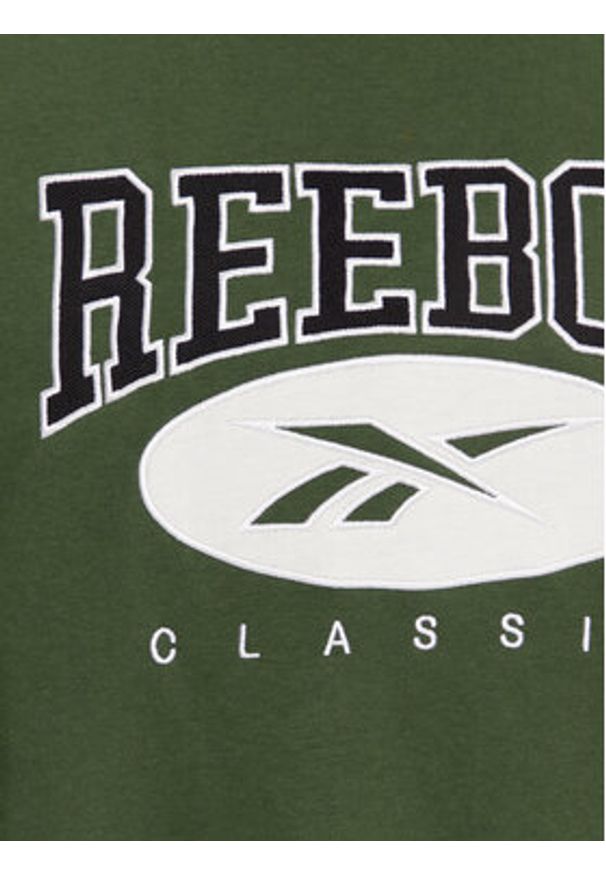 Reebok Bluza Archive Essentials IM1530 Zielony Regular Fit. Kolor: zielony. Materiał: syntetyk