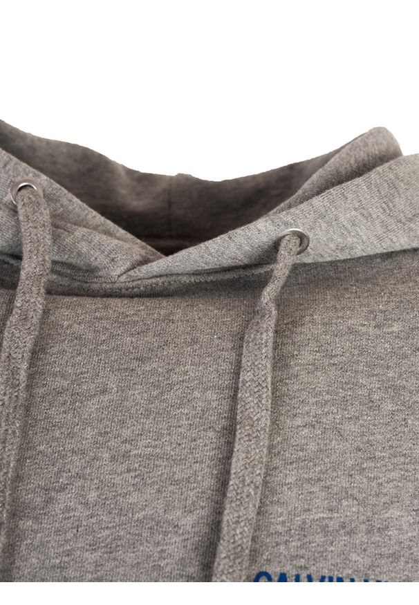Calvin Klein Bluza | J30J313700 | Mężczyzna | Szary. Okazja: na co dzień. Typ kołnierza: kaptur. Kolor: szary. Materiał: bawełna. Wzór: nadruk. Styl: casual