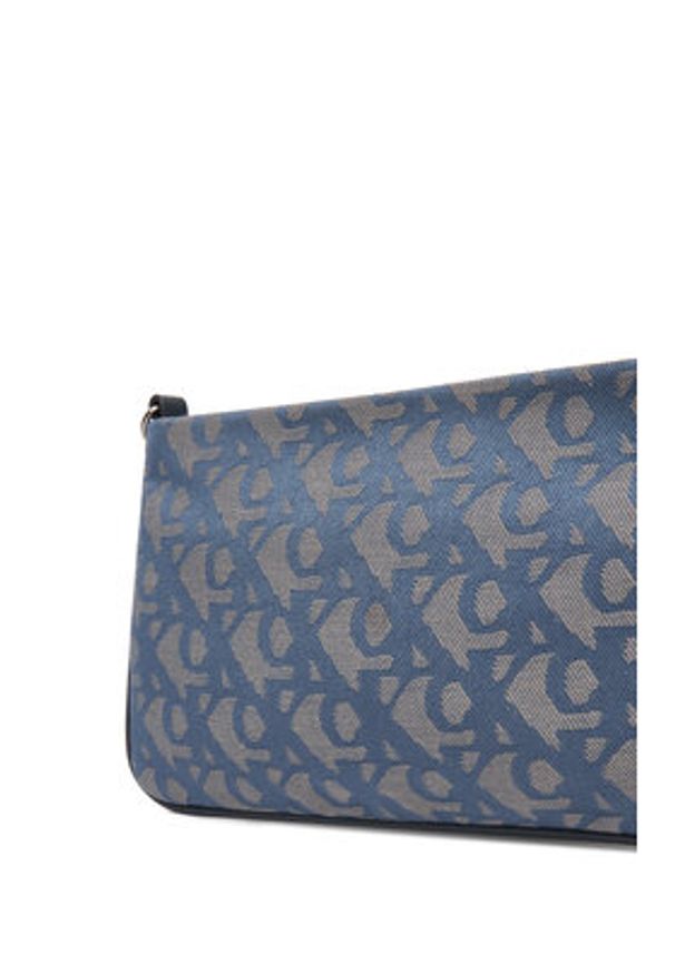 Calvin Klein Jeans Torebka Ckj Monogram Mini Bag LV04K3183G Niebieski. Kolor: niebieski