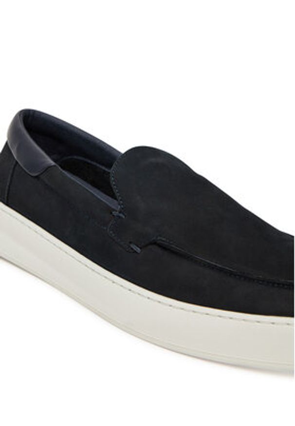 Filling Pieces Półbuty Signature Loafer 79128261658 Granatowy. Kolor: niebieski. Materiał: skóra