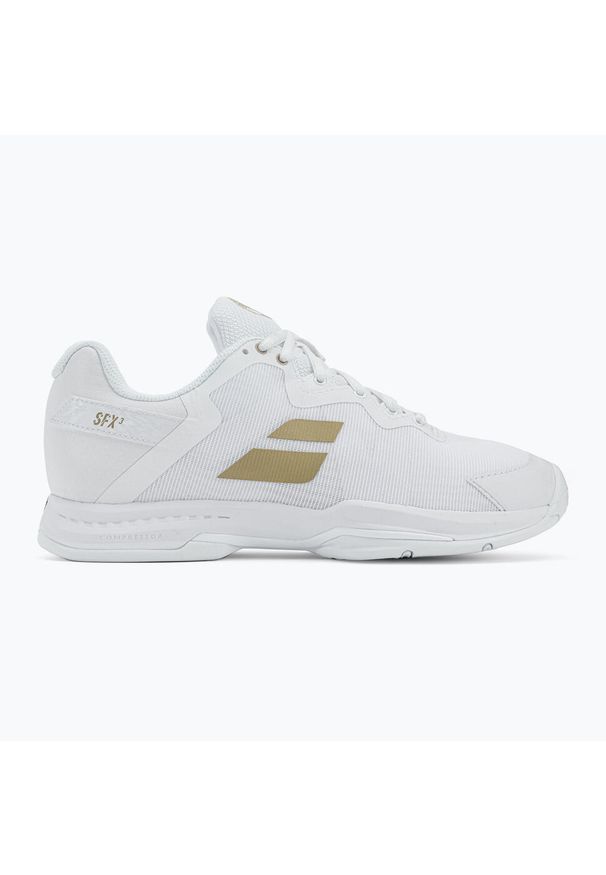 Buty do tenisa męskie Babolat 22 SFX3 All Court Wimbledon. Kolor: biały. Sport: tenis