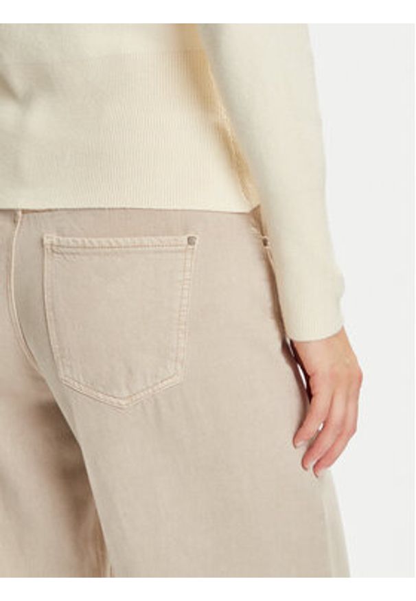 Vero Moda Kardigan Saba 10334777 Beżowy Regular Fit. Kolor: beżowy. Materiał: syntetyk