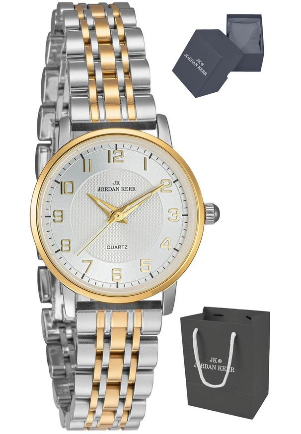 Perfect - Zegarek Jordan Kerr L1020 IPS IPG damski bizuteryjny czytelny 28 mm .