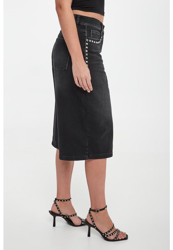 Twinset Milano - Bermudy damskie jeansowe TWINSET. Materiał: jeans