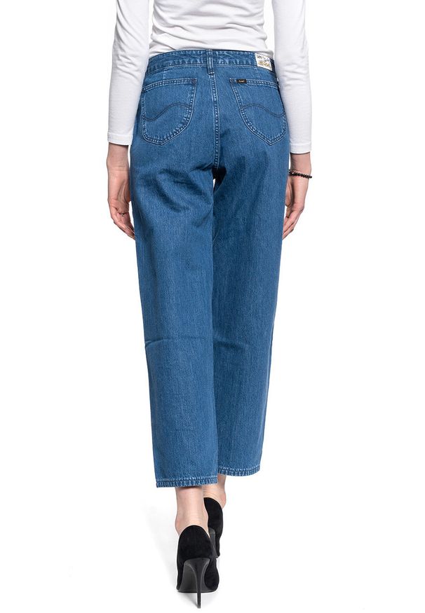Lee - DAMSKIE SPODNIE JEANSOWE LEE WIDE LEG L31RKEGT 112107250
