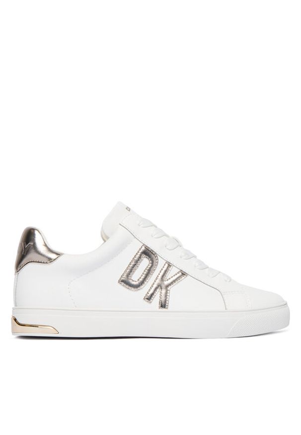 DKNY Sneakersy Abeni K3544167 Biały. Kolor: biały. Materiał: skóra