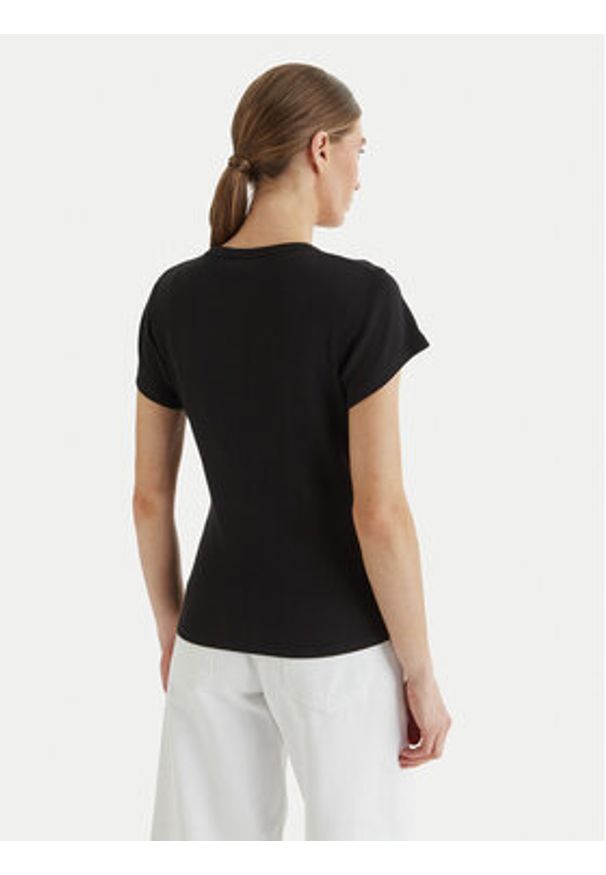 JOOP! Jeans T-Shirt Tineta 10019315 30102094 Czarny Regular Fit. Kolor: czarny. Materiał: bawełna