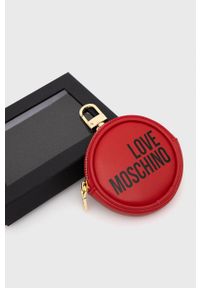 Love Moschino portfel kolor czerwony. Kolor: czerwony