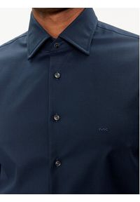 Michael Kors Koszula MD0DS01032 Granatowy Slim Fit. Kolor: niebieski. Materiał: bawełna
