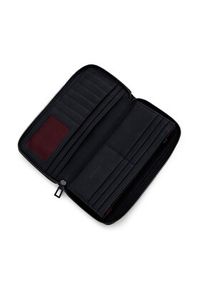 Desigual Duży Portfel Damski 25SAYP60 Czarny. Kolor: czarny. Materiał: skóra