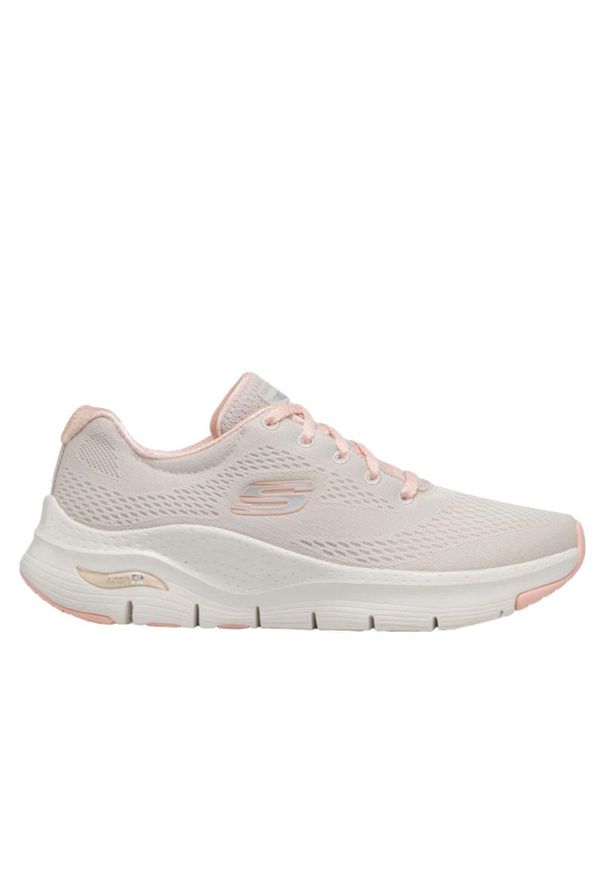 skechers - Buty do chodzenia damskie Skechers Arch Fit. Zapięcie: sznurówki. Kolor: pomarańczowy, wielokolorowy, żółty, biały, beżowy. Materiał: materiał, syntetyk, tkanina. Szerokość cholewki: normalna. Sport: turystyka piesza