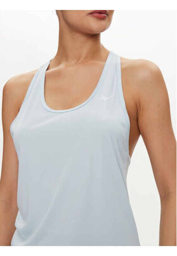Reebok Top Id Train Mesh Back Tank 100035728 Niebieski Regular Fit. Kolor: niebieski. Materiał: syntetyk