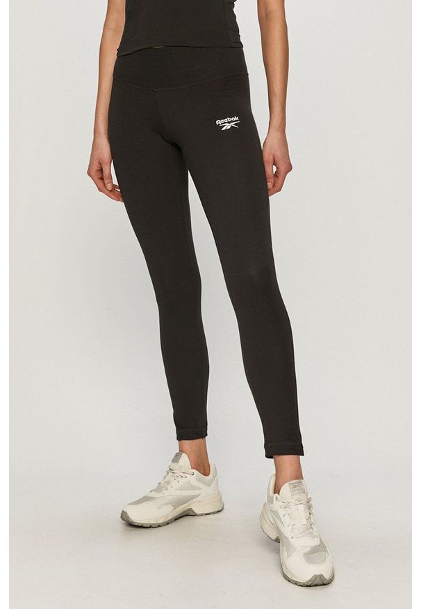 Reebok - Legginsy. Kolor: czarny